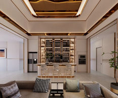 •	Luxury built-in interior design Phnom Penh modern custom furniture 