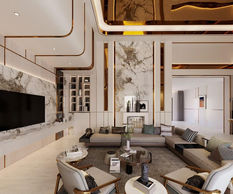 •	Luxury built-in interior design Phnom Penh modern custom furniture 