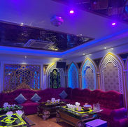 Luxury KTV interior design project in Phnom Penh with modern VIP karaoke rooms and premium entertainment spaces.
