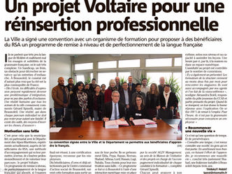 Le projet Voltaire pour une réinsertion professionnelle