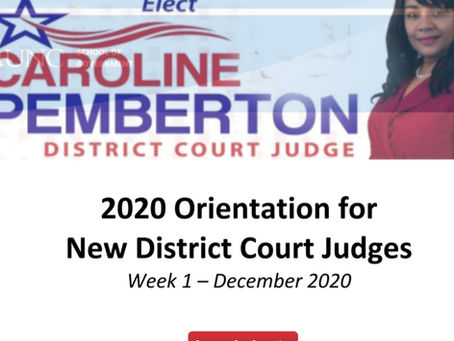 NEW JUDGES ORIENTATION!