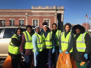 Keeping our Community Clean....working with N.S.L.E.O.A to clean the streets of Greensboro.