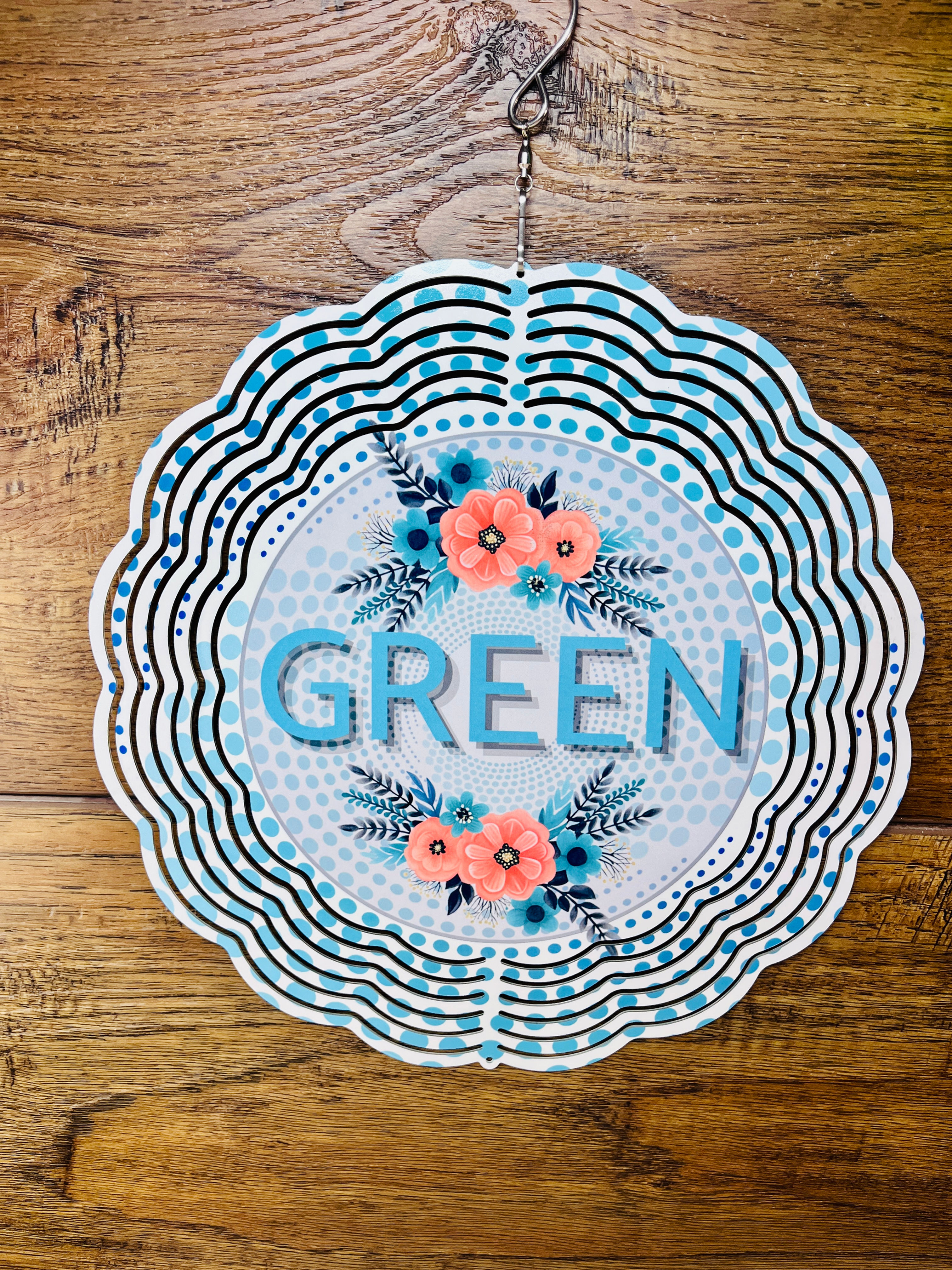 Personalized Last Name Wind Spinner