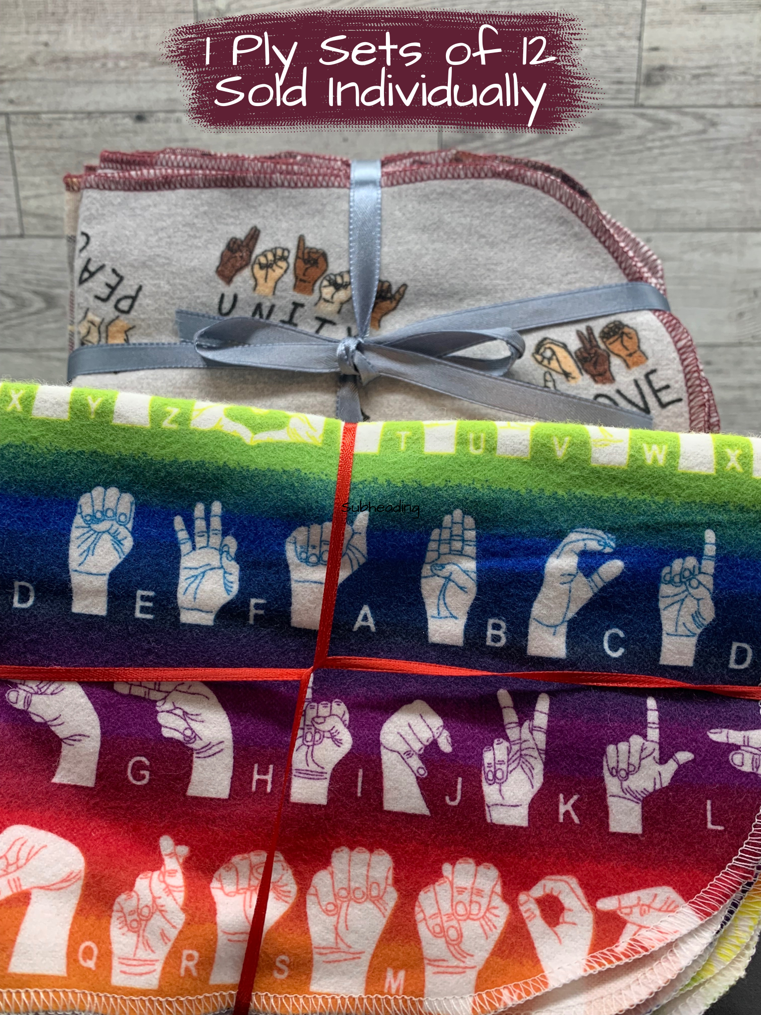 1 Ply * Unity or ASL * Reusable Paperless Towels for a Zero Waste Kitchen