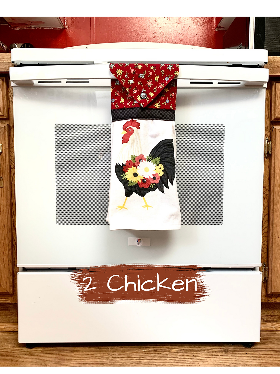 Thumbnail: Hanging Dishtowel - Choose from Utensils or Chicken Designs