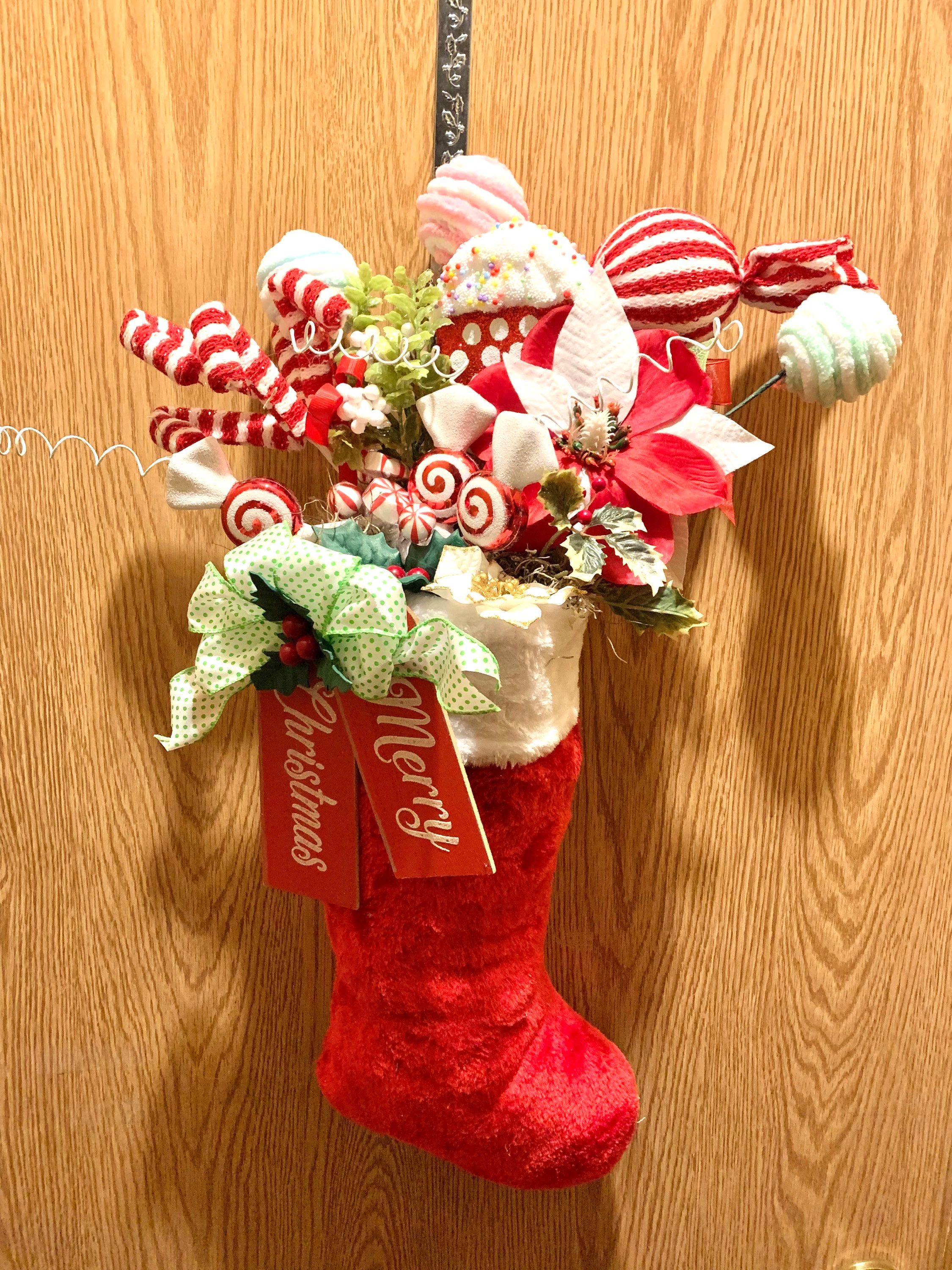 Floral Christmas Stockings