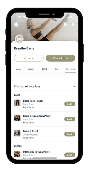 Breathe Barre APP