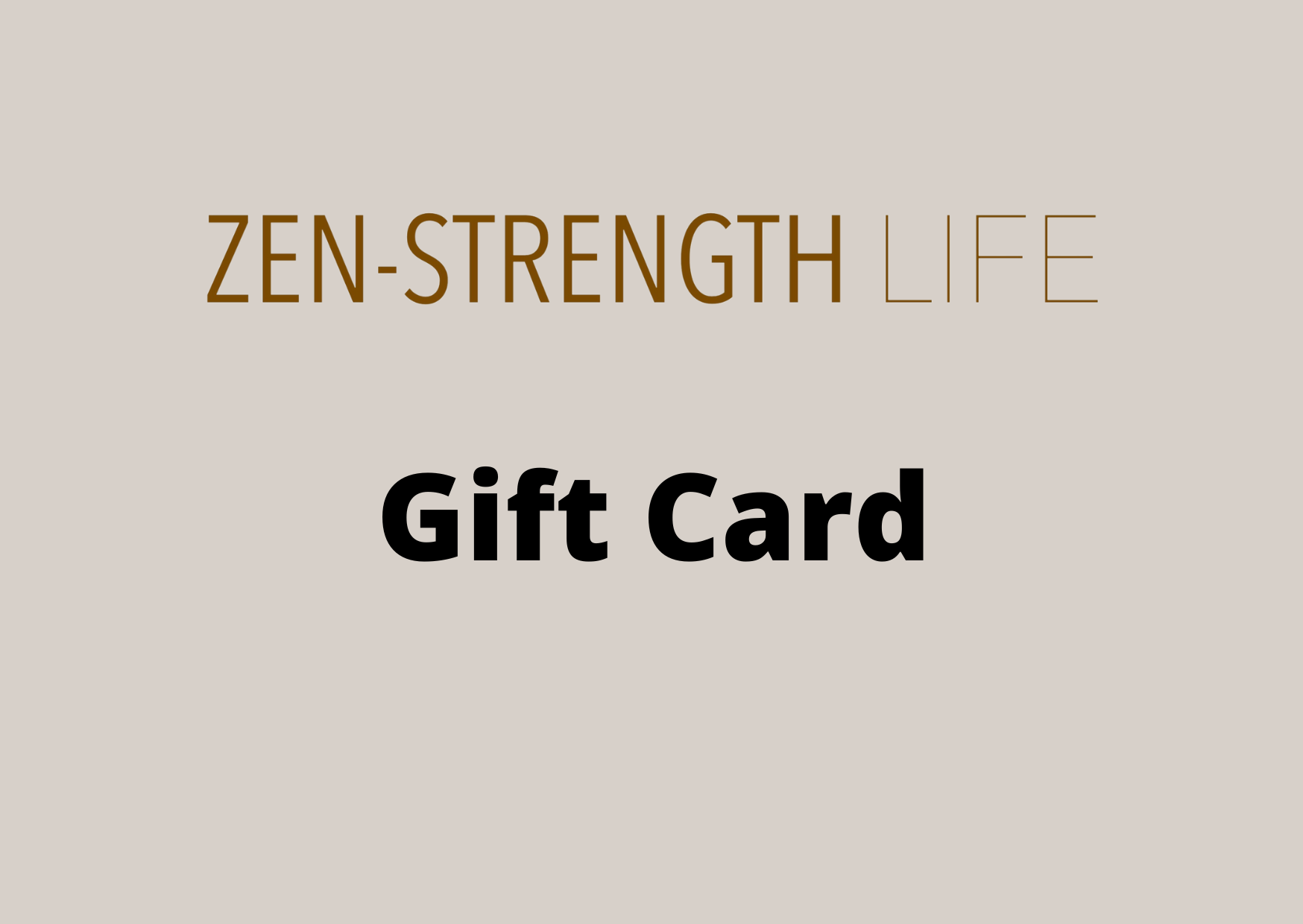Gift Card ZenStrength