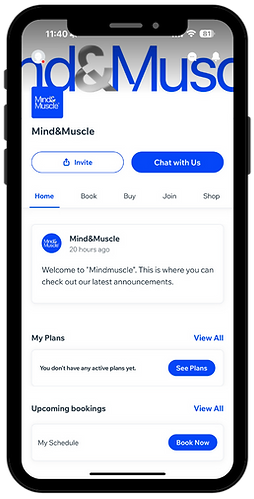 Mind and Muscle Phone APP