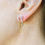 Thumbnail: Pink Sapphire Heart Diamond Drops