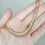 Thumbnail: Pink Sapphire Heart Bezel Necklace