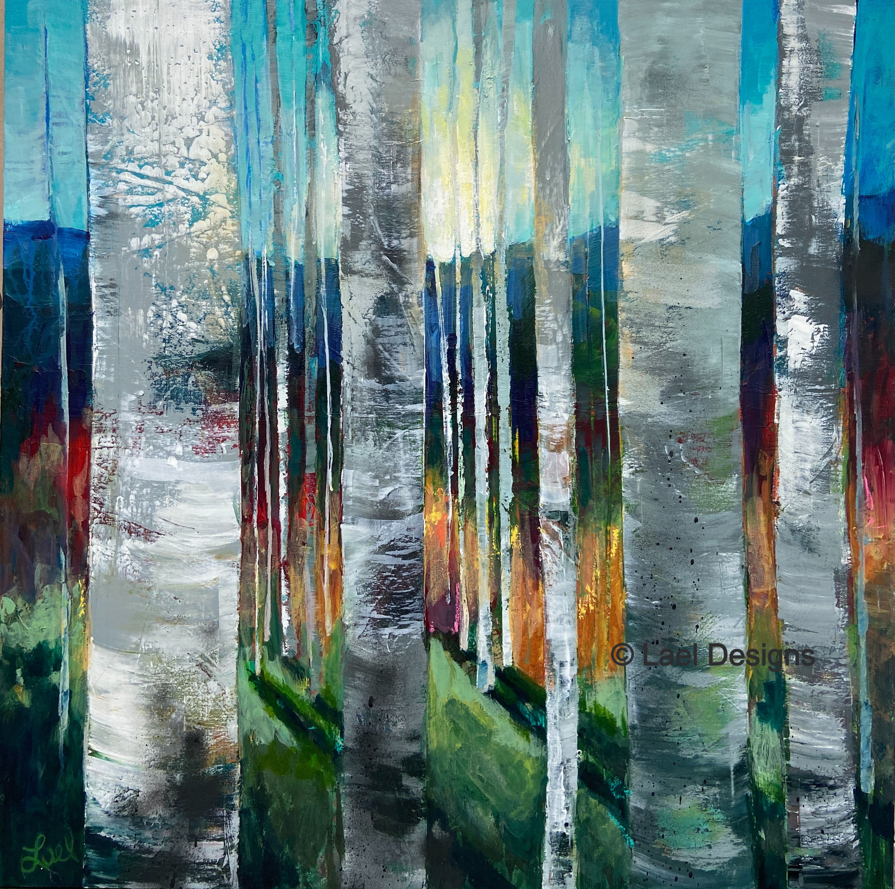 🔴 sold New Light 36x36"