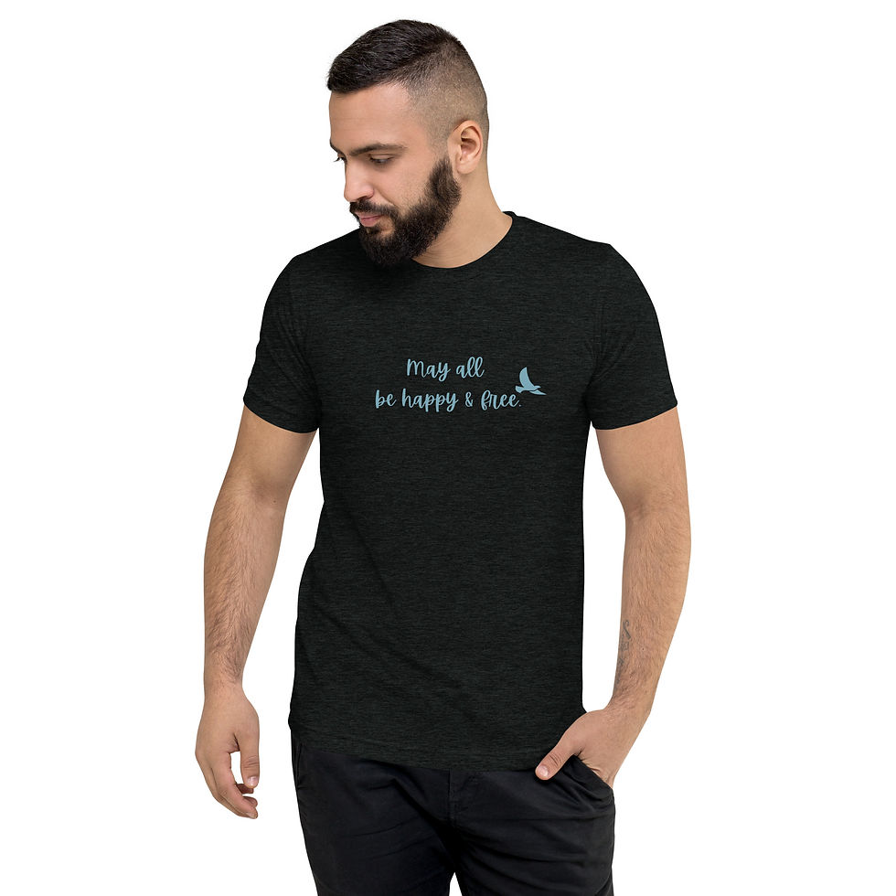 Thumbnail: Unisex Tee May all be happy & free