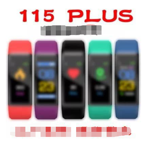 115Plus Smart Bracelet with Color Screen and Heart Rate Monitor