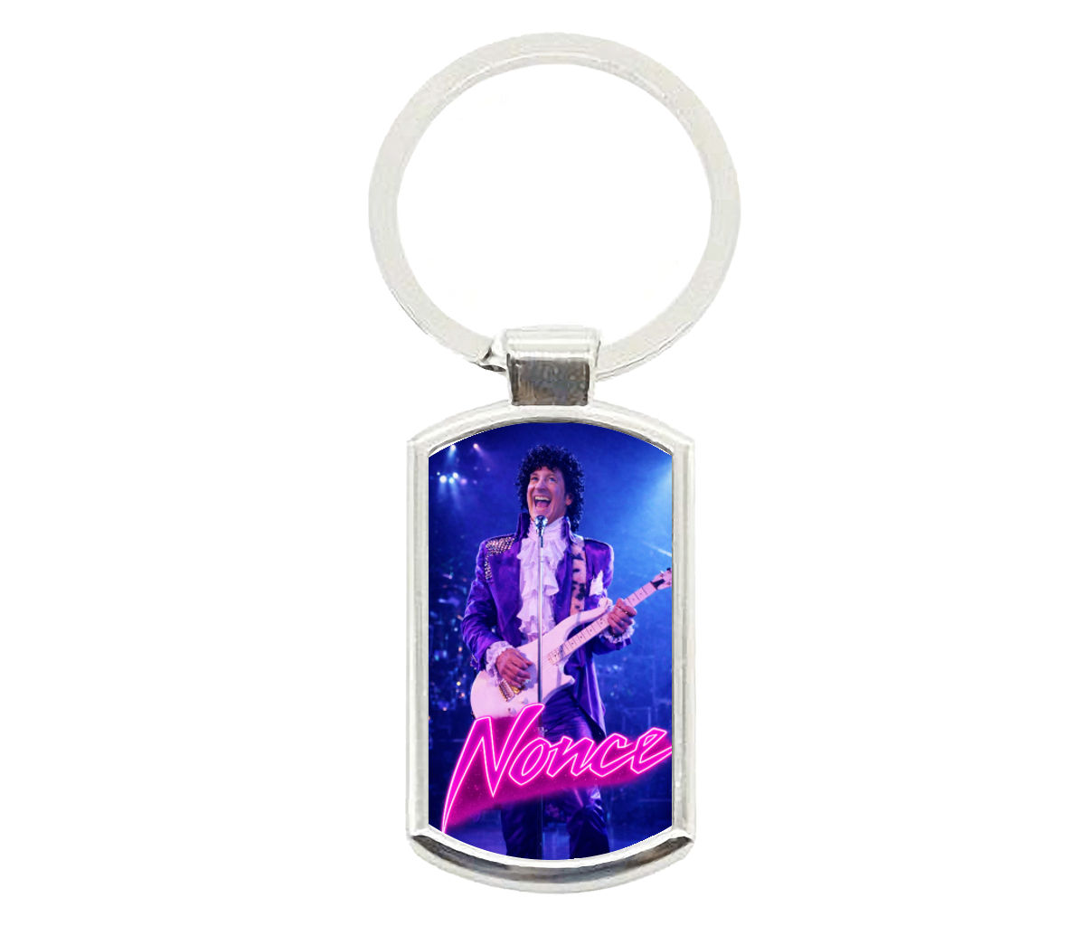 Noncey - Oblong Metal Keyring