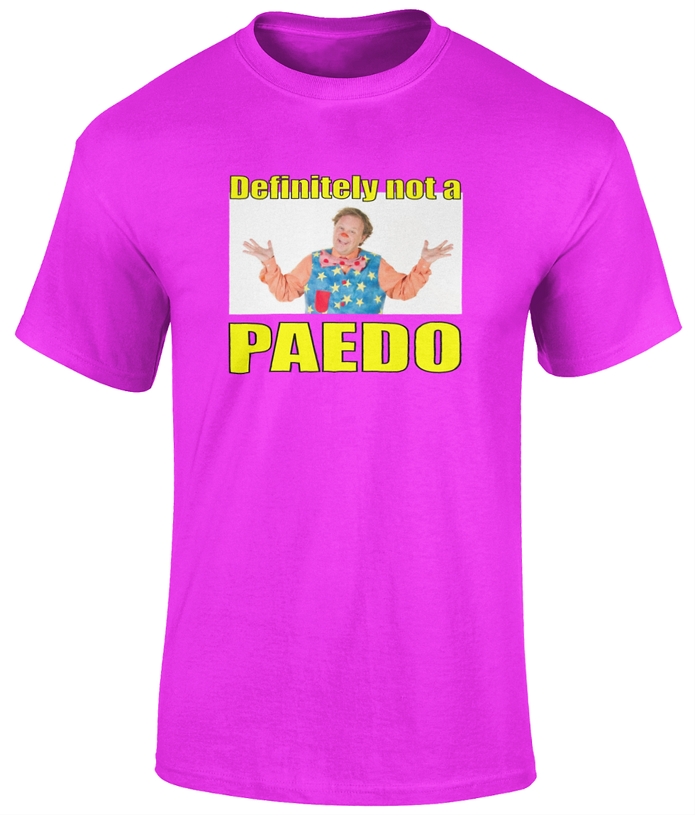 Thumbnail: Tumble Not a Paedo - Heavy Cotton T-Shirt