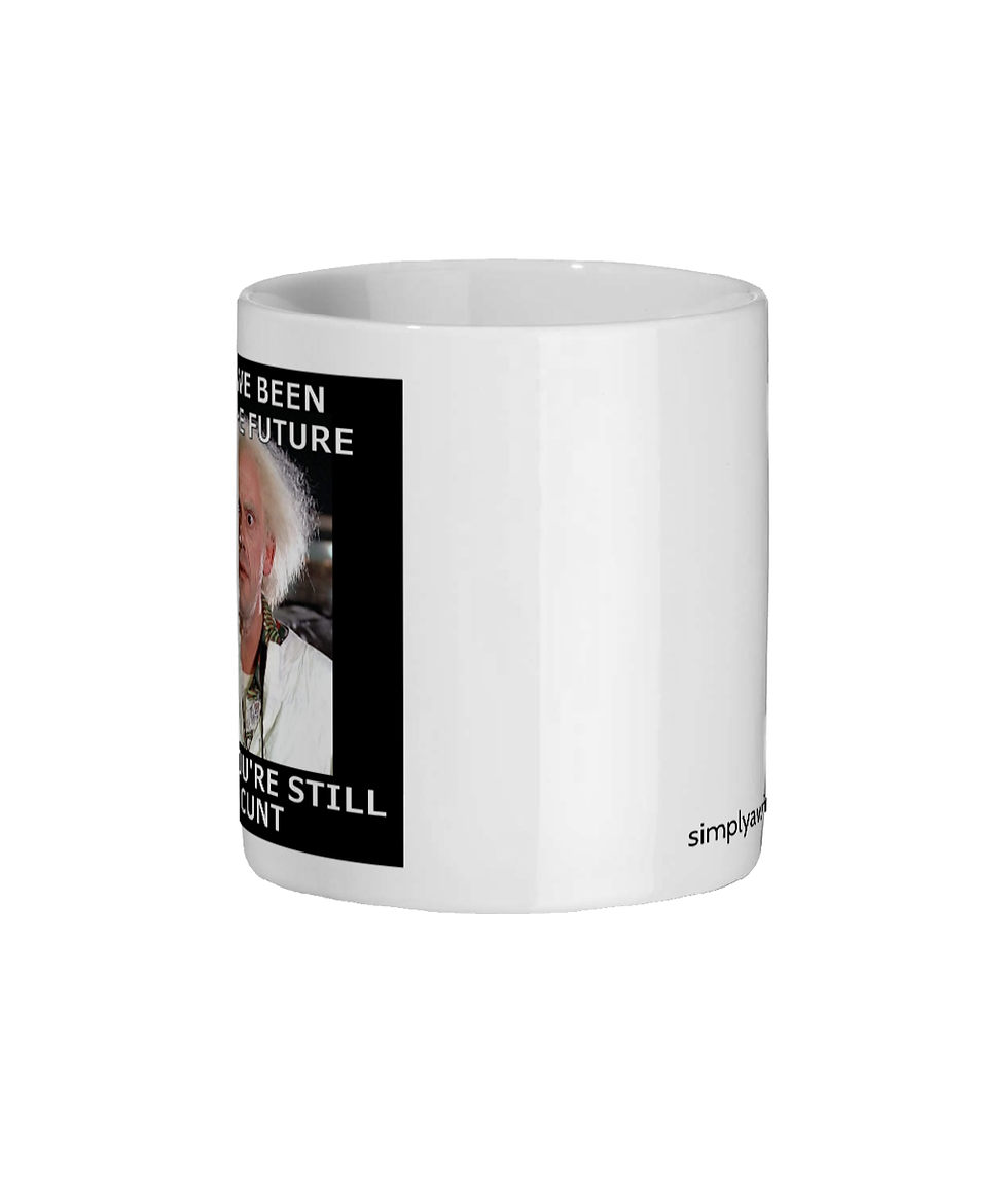 Thumbnail: Still a Cvnt BACK TO THE FUTURE mug