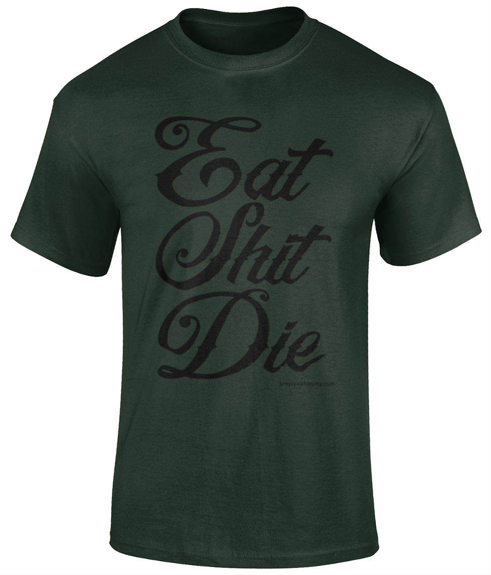 Thumbnail: Eat Sh!t Die Heavy Cotton T-Shirt