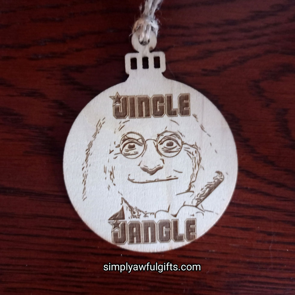 Thumbnail: Tree Decorations, Fred, Rose, Shipman, Jimmy, Harvey. Bitch Xmas Bauble Decor