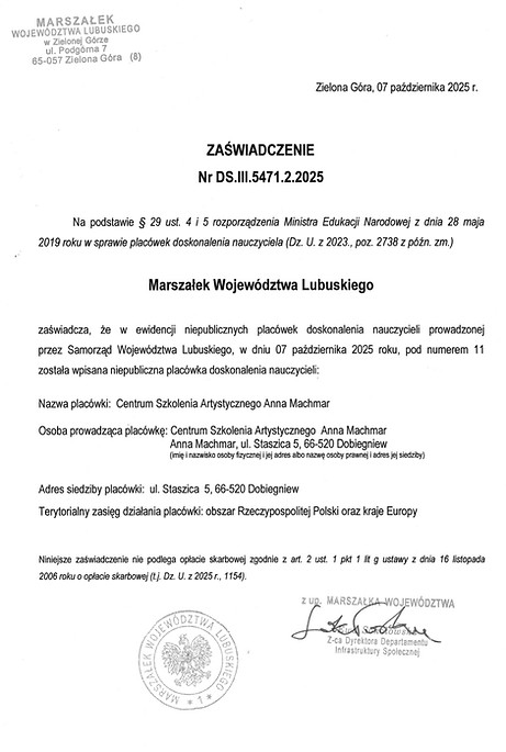 Zaświadczenie