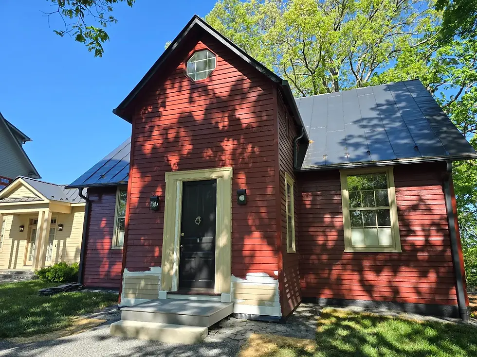 122 year old schoolhouse maintained by Oldaker Services in Orange County, Virginia