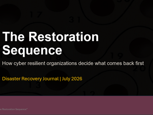 The Restoration Sequence: How Cyber-Resilient Organizations Decide What Comes Back First