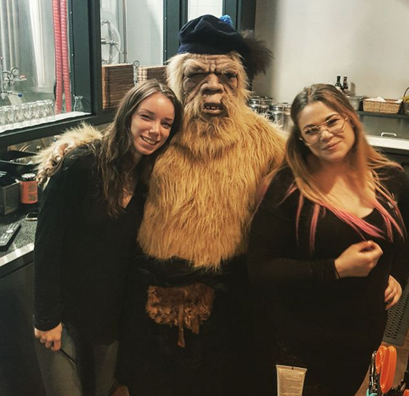 The ladies love a furry beast.