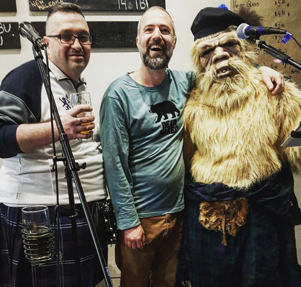 Kevin and Andrew on Tartan day