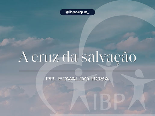 A cruz da salvação