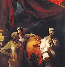 1981 Колхозники с премированным быком ЧС Нью-Йорк