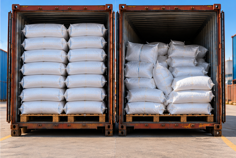 PP woven bags properly packed for transportation and storage