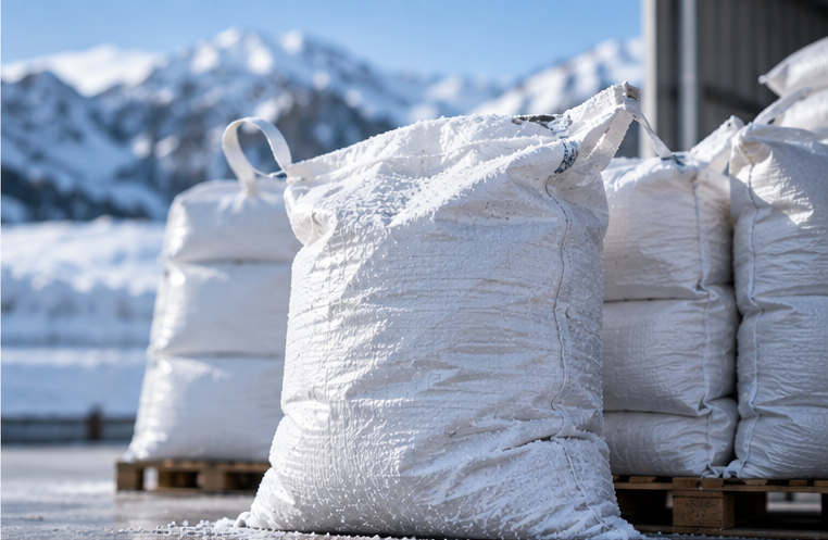 PP woven bags exposed to cold weather conditions