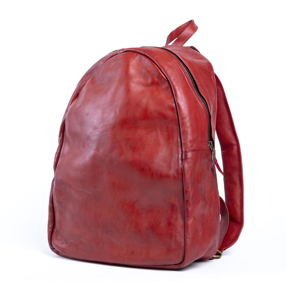 Thumbnail: Bati: Unisex Leather Backpack