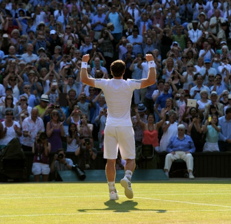Wimbledon 2013: Andy Murray e quei 5 secondi di impareggiabile felicità a Wimbledon.