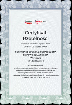 20190103 - ROCKTRANS - Rzetelna Firma - 2019 - Certyfikat - Skan_tn