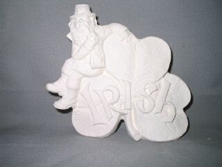 Shamrock with leprechaun
