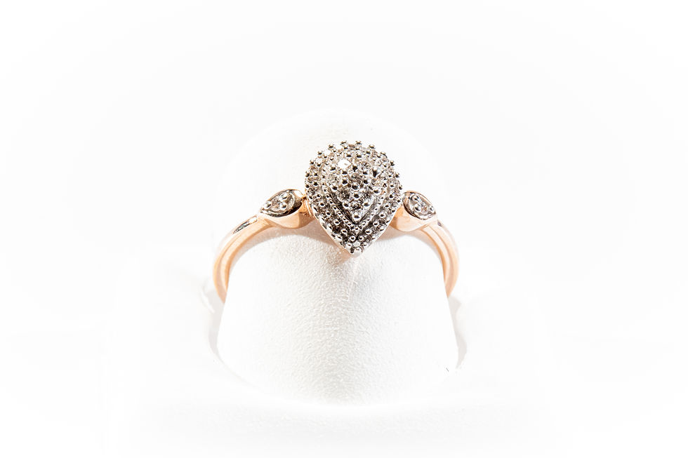 Miniatura: SKR22600-15 Anillo de Compromiso 10K 0.15CT