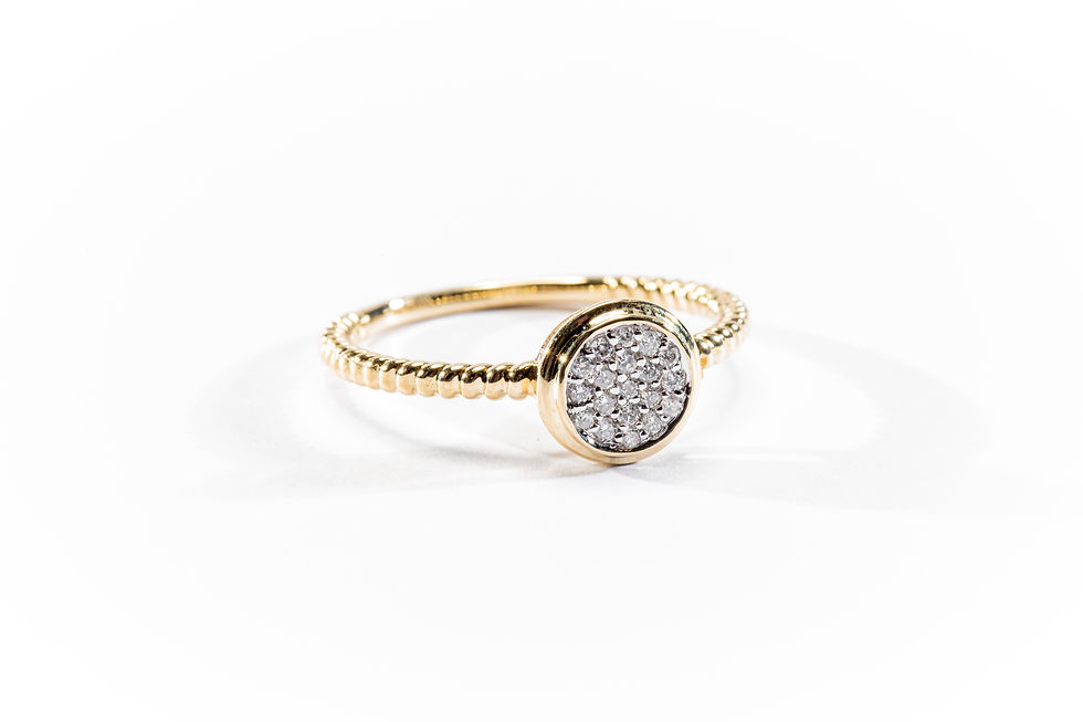 Miniatura: SKR20821-10	Anillo de Moda 14k 0.10CT
