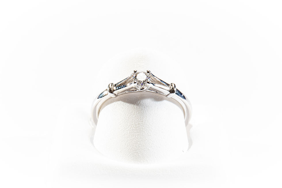 Miniatura: SKR22586-15	Anillo Solitario 14k 0.15ct
