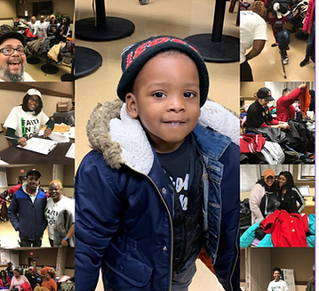 Social services, basic needs, families, free coats, community restoration
