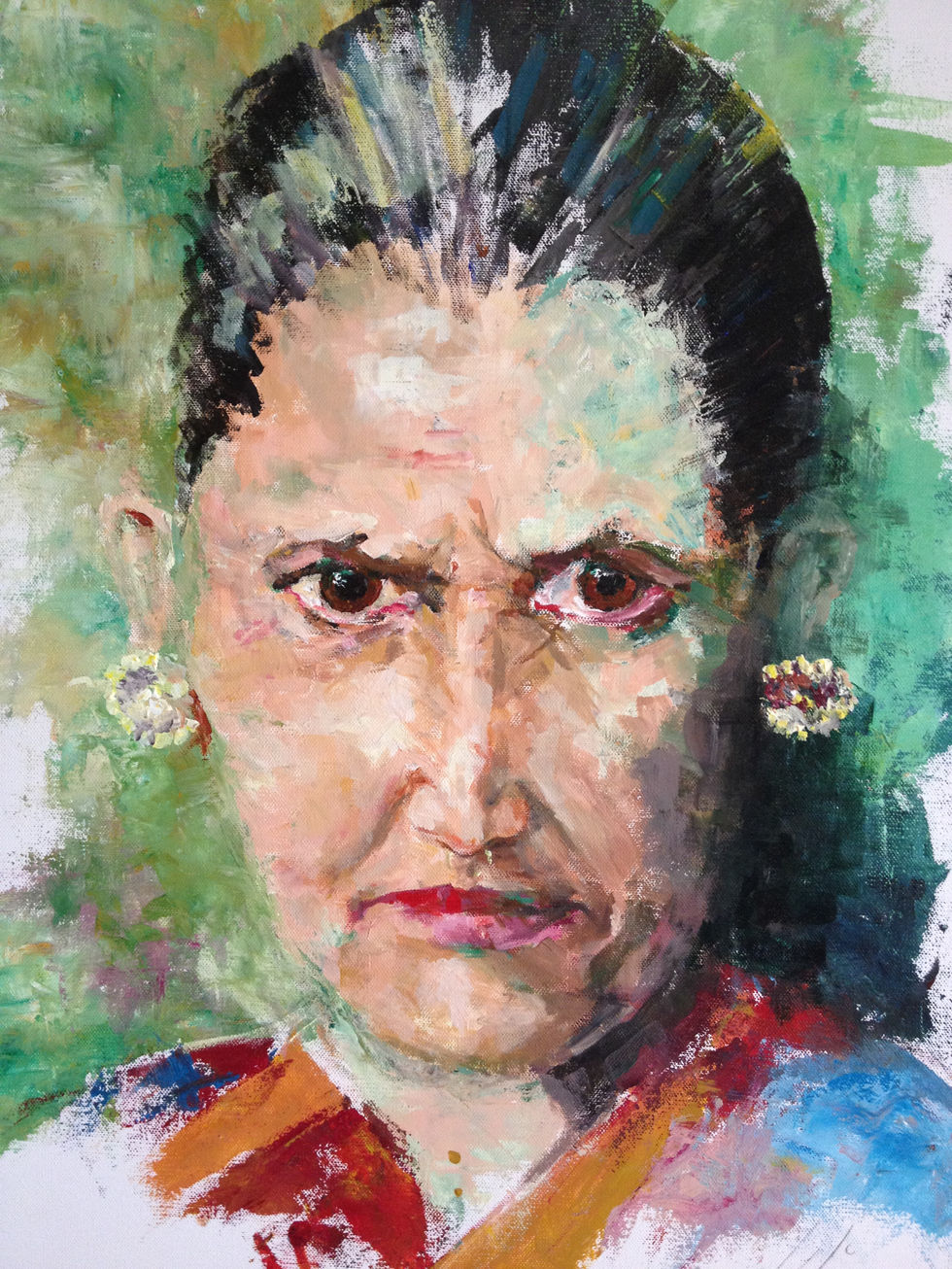 Portrait from India Detail, 2010