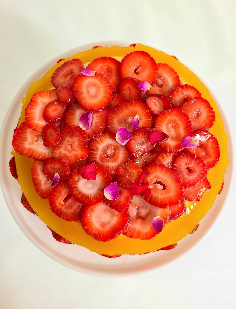 Strawberry, Passionfruit & Mango Cheesecake