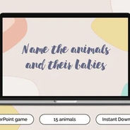 Fun Game — Animals — Party Games — PowerPoint Game — Zoom — MC and PC Compatible — Kids Games