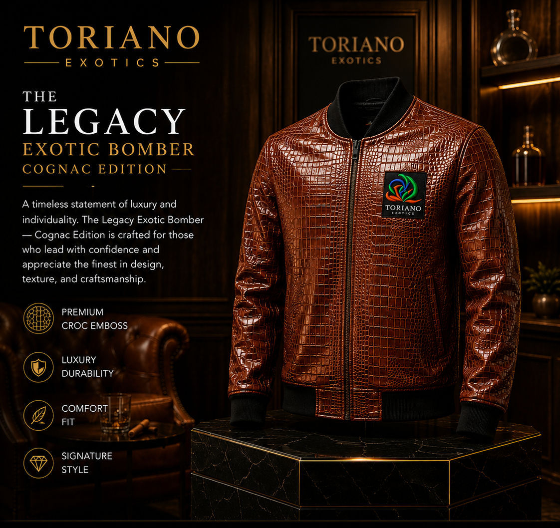 THE LEGACY EXOTIC BOMBER COGNAC EDITION