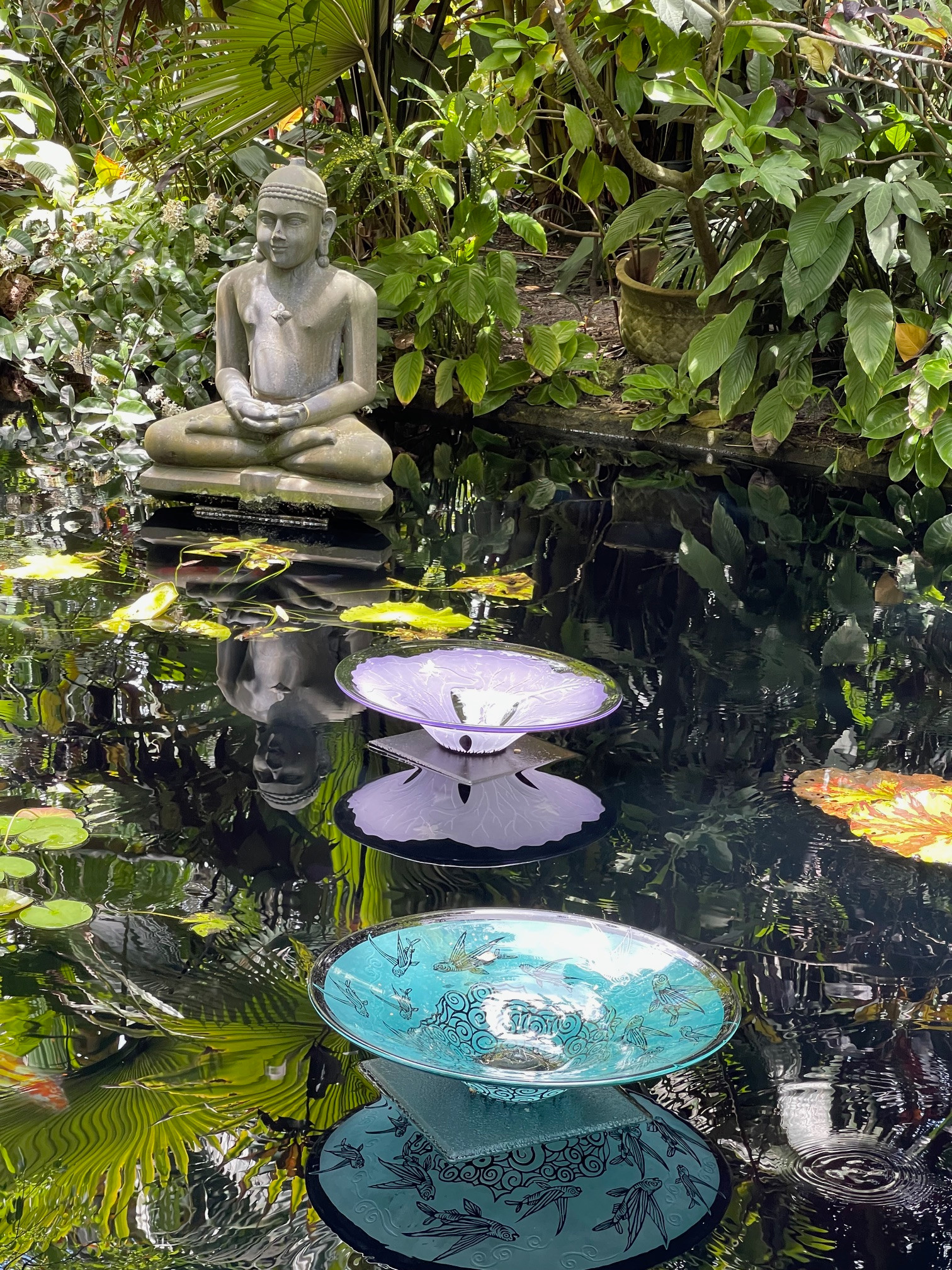 Buddha On Pond