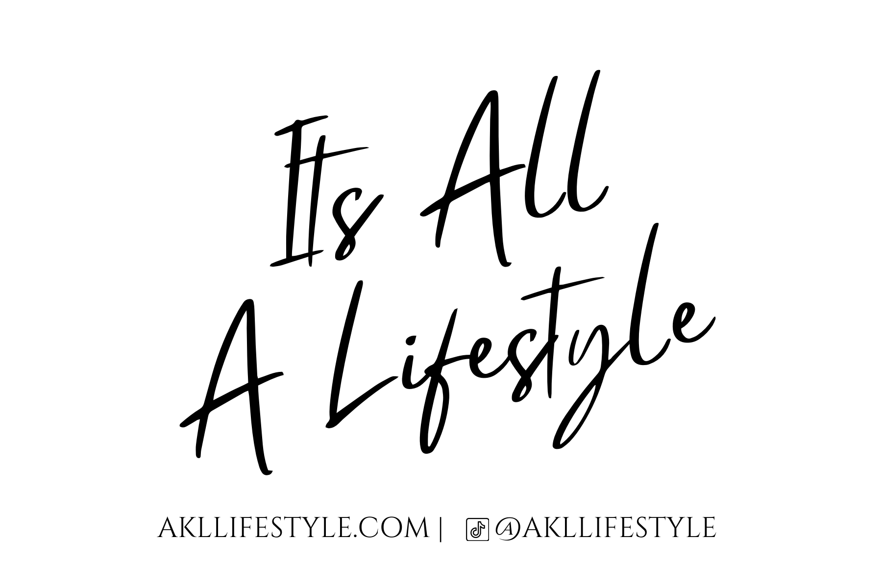 Its All A Lifestyle #SHOPAKLLIFESTYLE