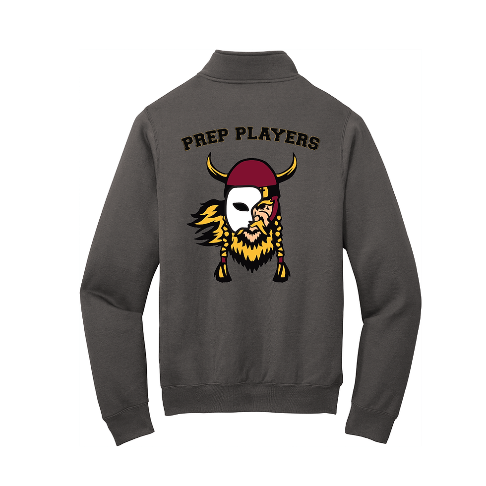 Thumbnail: IP- Prep Players 1/4 Zip Sweatshirt-personalized