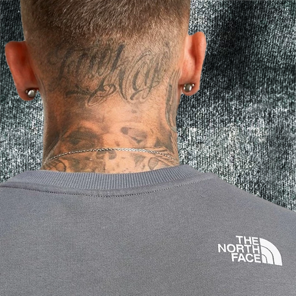 the north face split dome crew neck sweatshirt