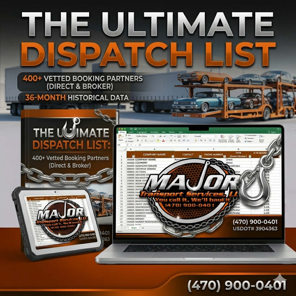 The Ultimate Dispatch List: 400+ Vetted Booking Partners (Direct & Broker)