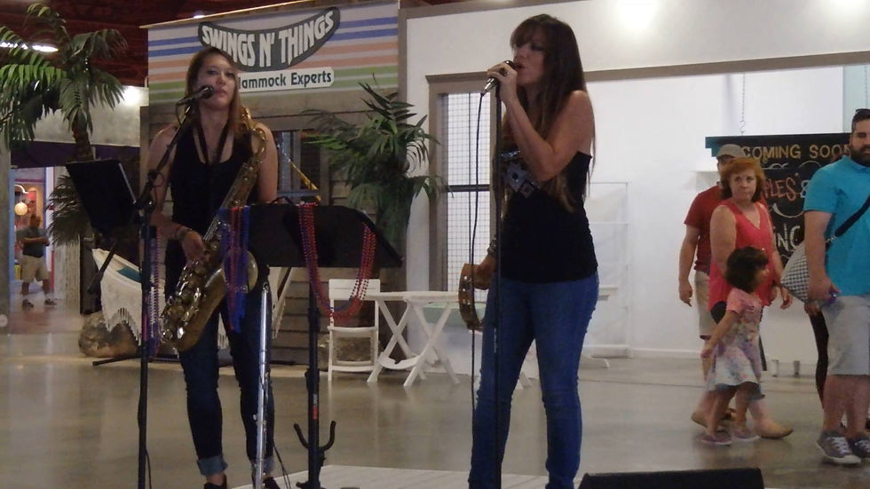Performing at Artegon Marketplace